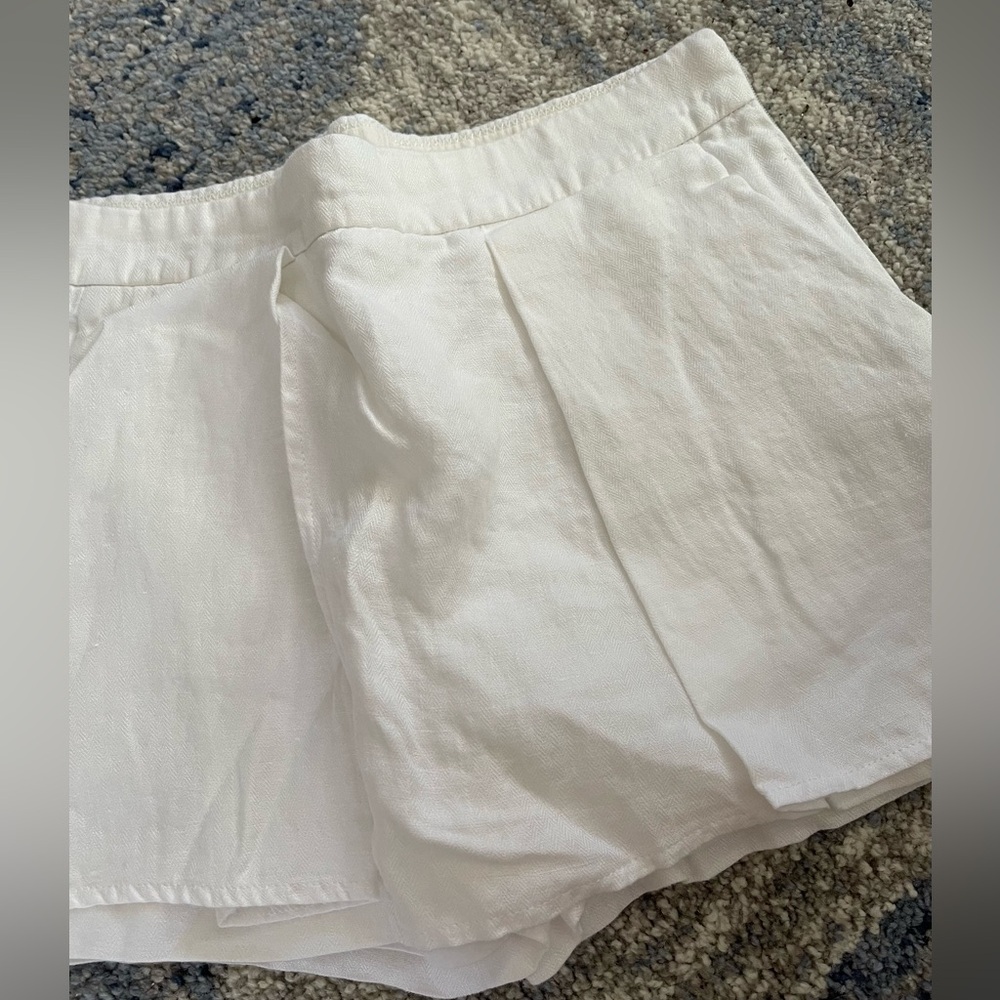 J Crew white skorts